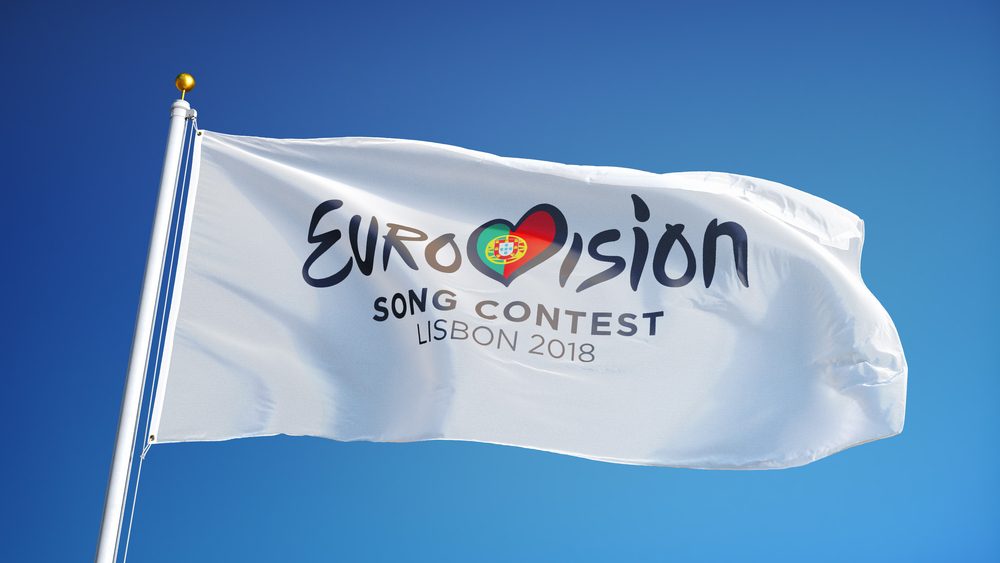 Bandera de Eurovisión Lisboa 2018
