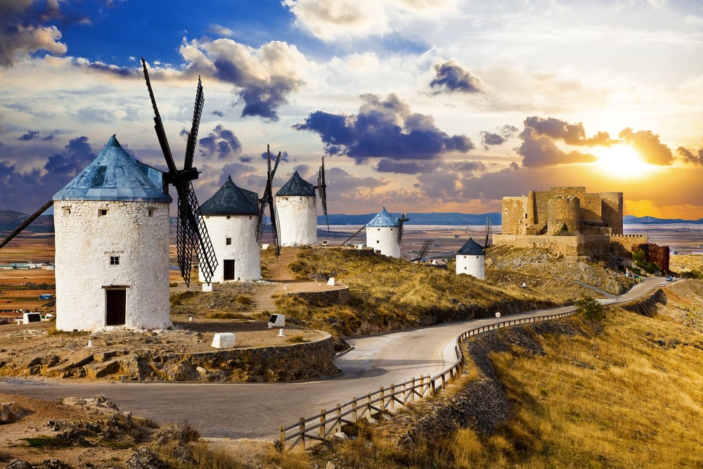 Ruta de los molinos Consuegra Castilla-La Mancha