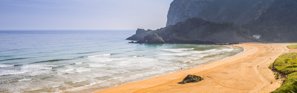 Playa de Laida en la Reserva de la Biosfera de Urdaibai, País Vasco